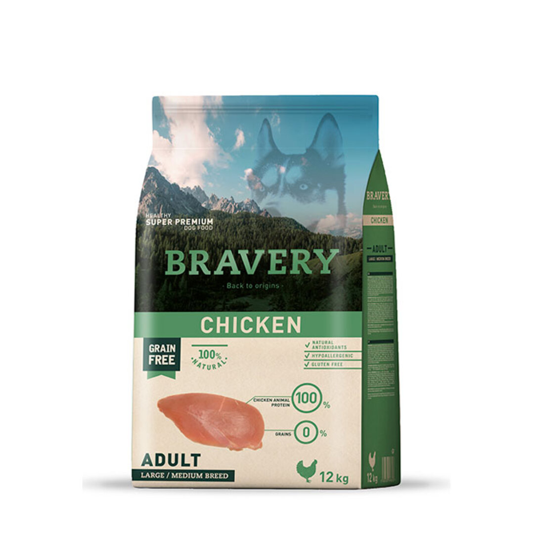 Bravery ბრეივერი-ძაღლის საკვები
