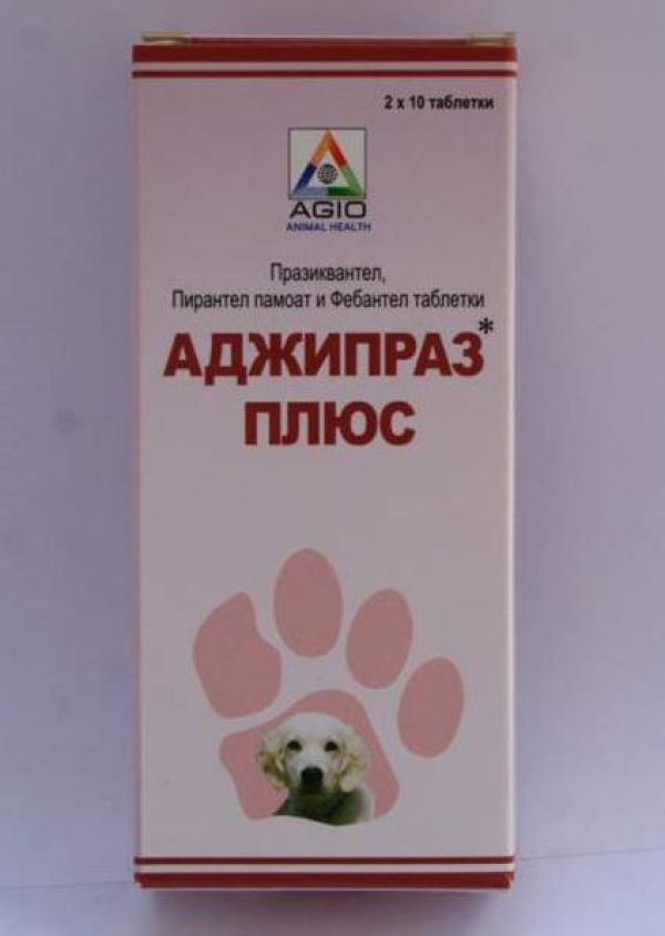 Agipraz Plus ანტიჰელმინთური საშუალება - ჭიის წამალი  Agipraz Plus  ძაღლებისთვის